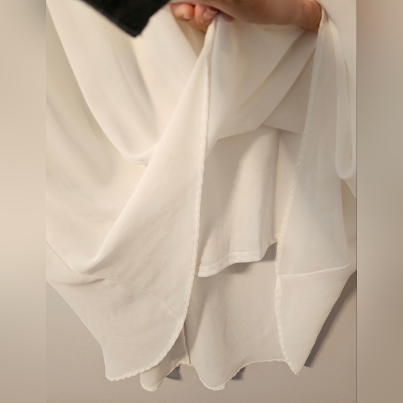 Sequin Hearts Girls white lace strappy formal dress w/ rhinestones Size 12 - Picture 7 of 7